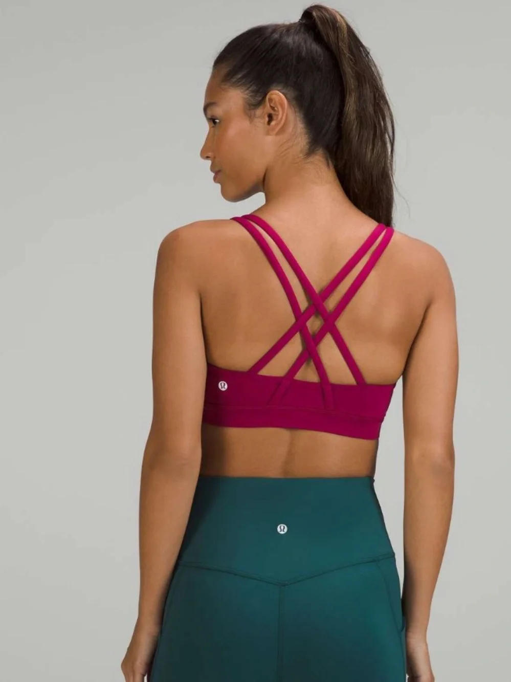 Lululemon Energy Bra *Medium Support, B–D Cups Pomegranate Size 4 - Picture 5 of 5